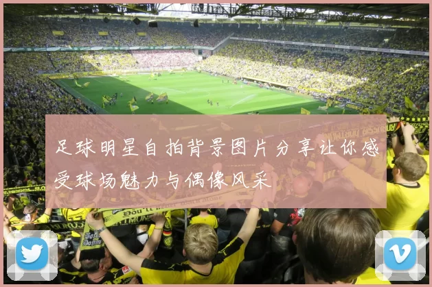 足球明星自拍背景图片分享让你感受球场魅力与偶像风采